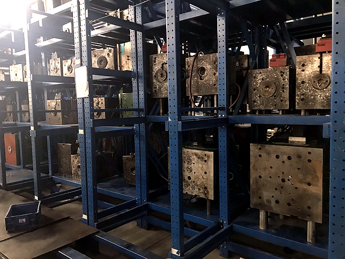 无锡模具货架的成功安装投入使用
